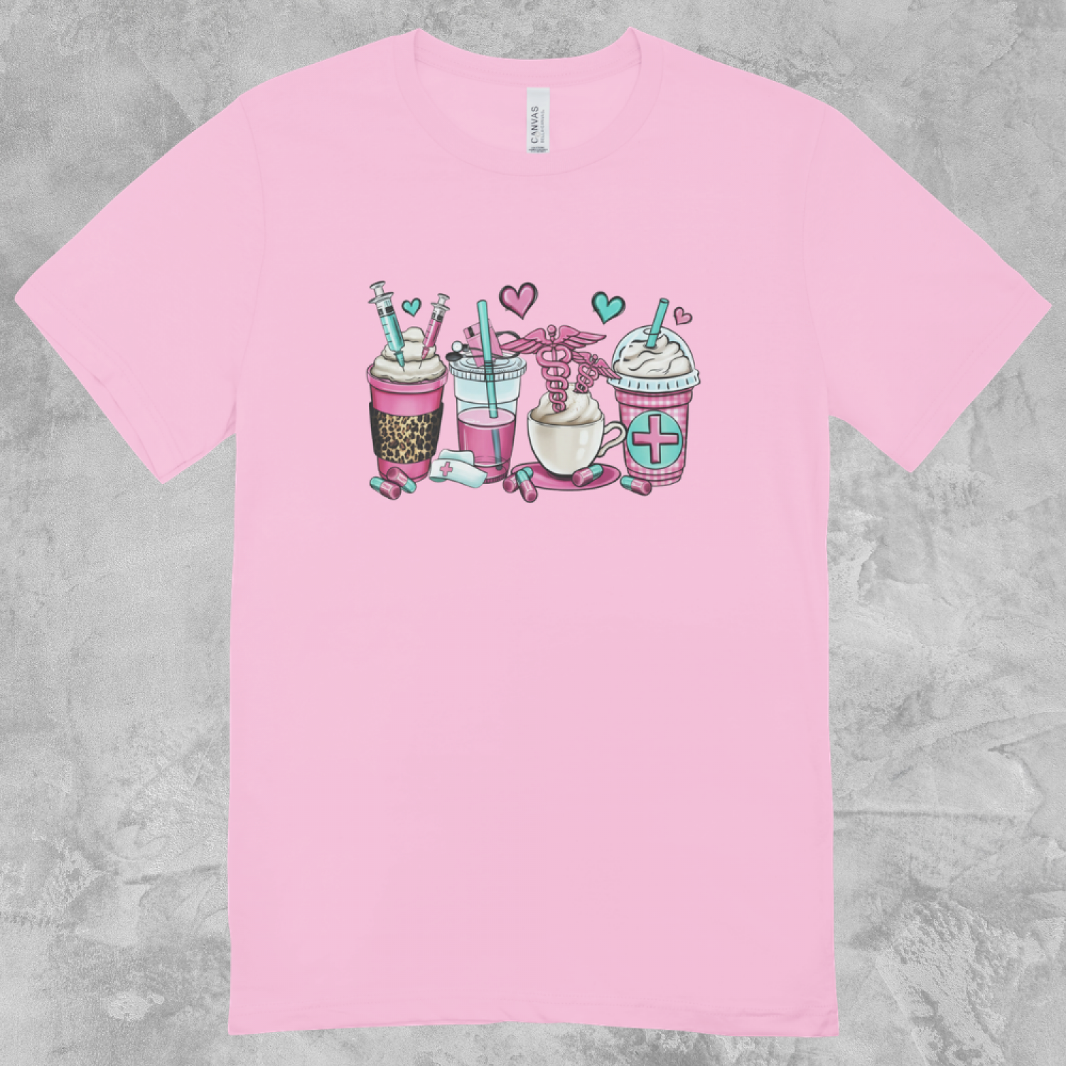 Kaos Distro Pria Wanita Love Drink